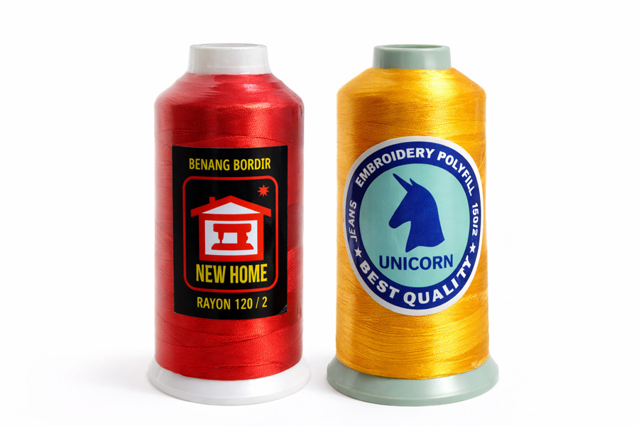 Benang Bordir Rayon dan Polyster